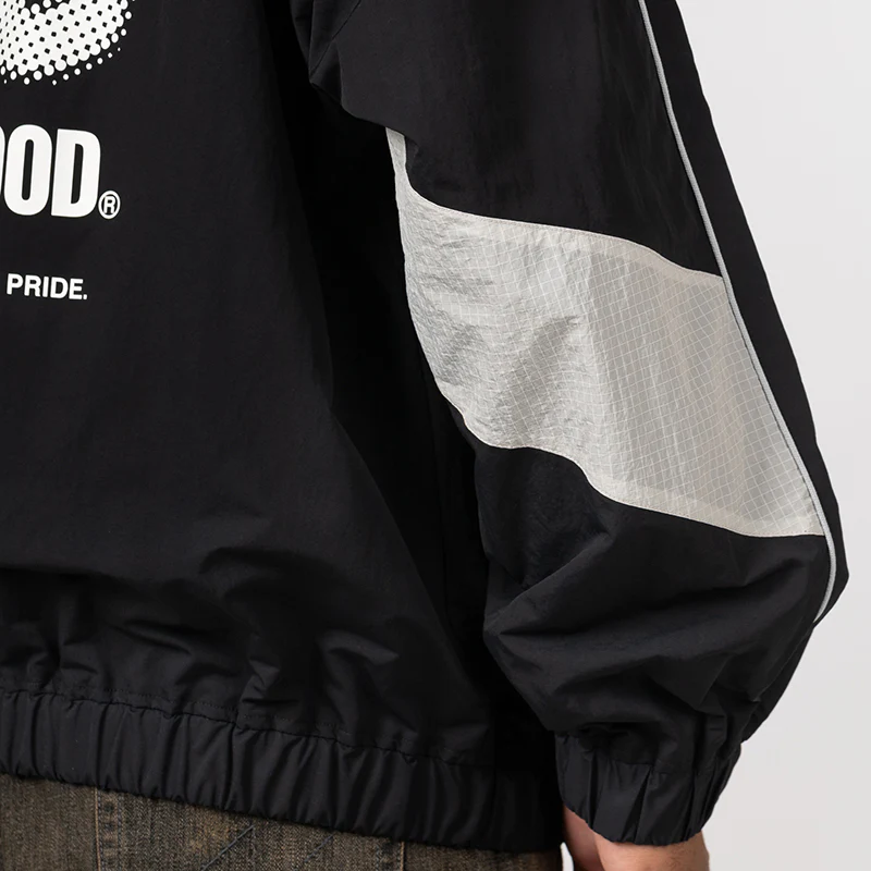 NH X Malbon Golf . Quarter Zip Jacket - Black - Image 6