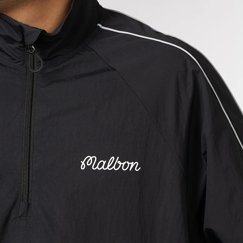 NH X Malbon Golf . Quarter Zip Jacket - Black - Image 7