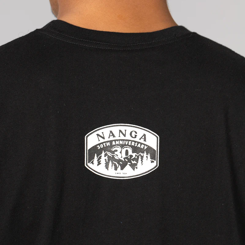 NH X Nanga T-Shirt - Black - Image 3