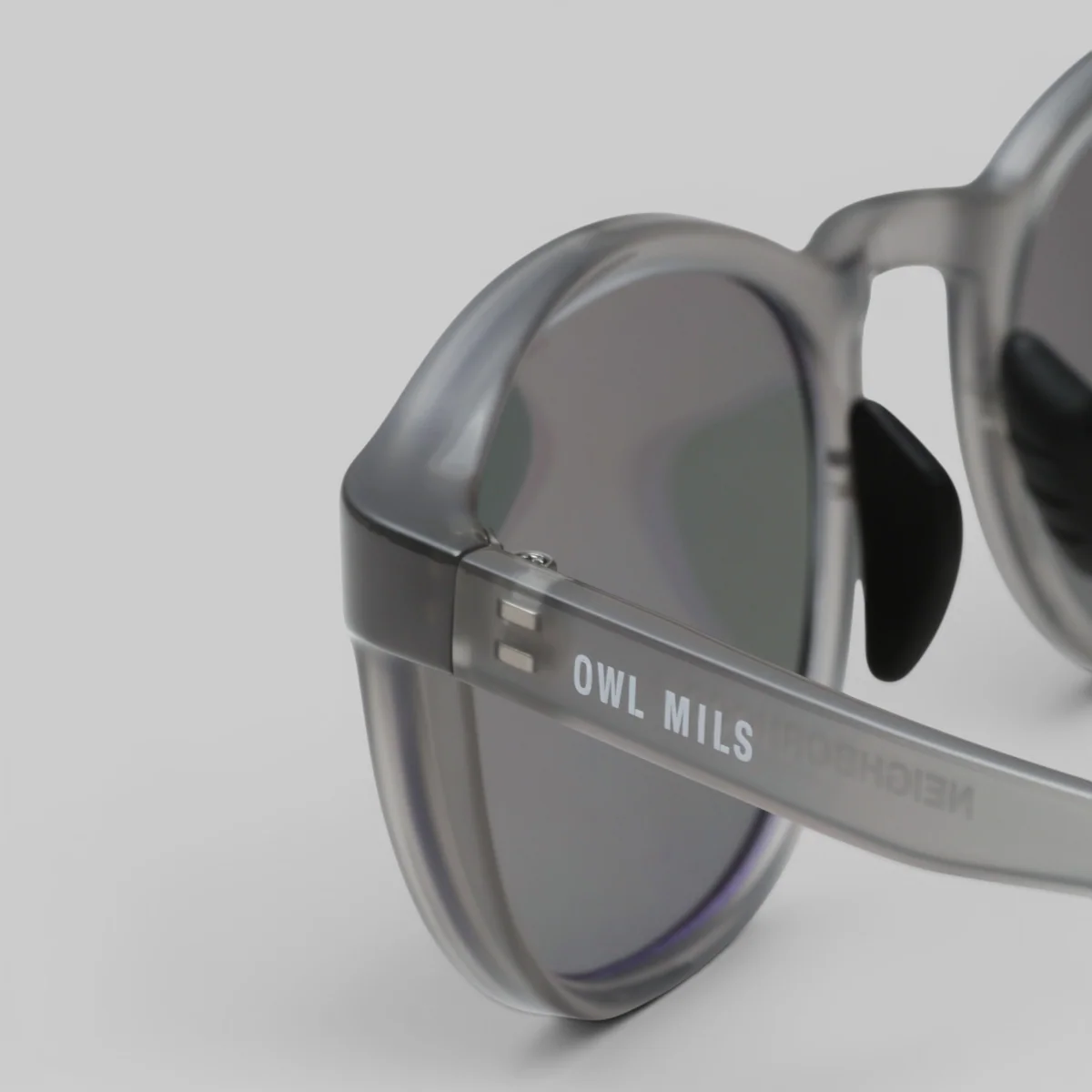 NH X Owlmils . Tsukuyomi Sunglasses - Grey/Grey - Image 3