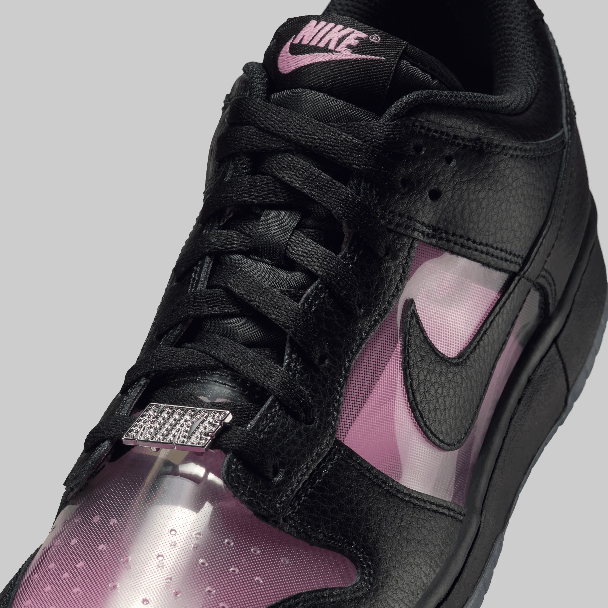 Nike Dunk Low Retro PRM - Pink Rise/Black - Image 4