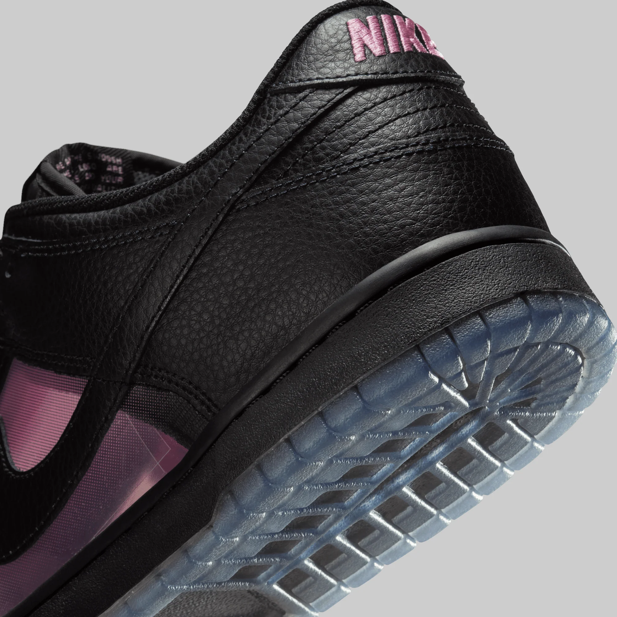 Nike Dunk Low Retro PRM - Pink Rise/Black - Image 5
