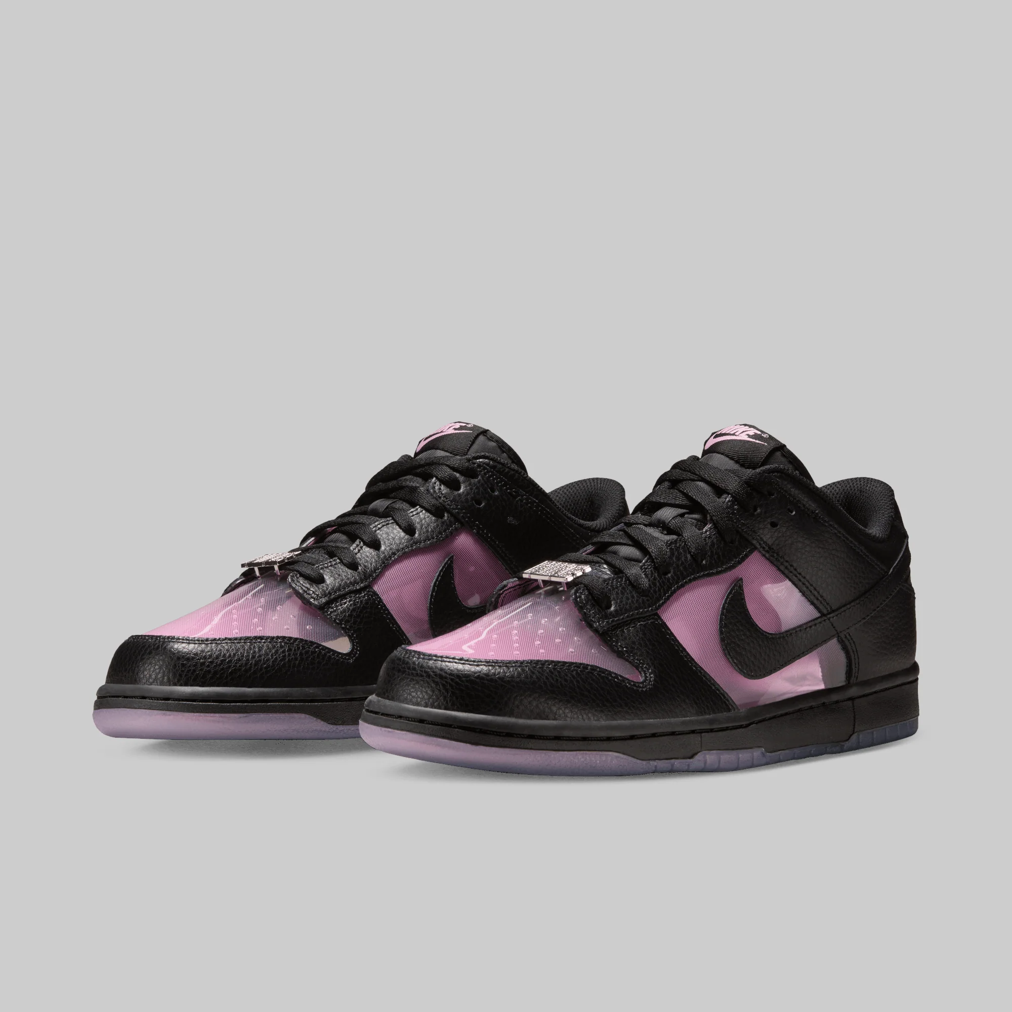 Nike Dunk Low Retro PRM - Pink Rise/Black - Image 7