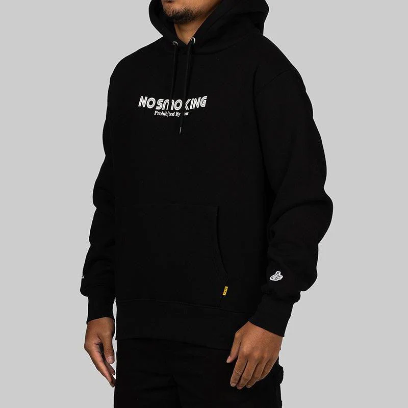 NO SMOKING Hoodie - Black - Image 3