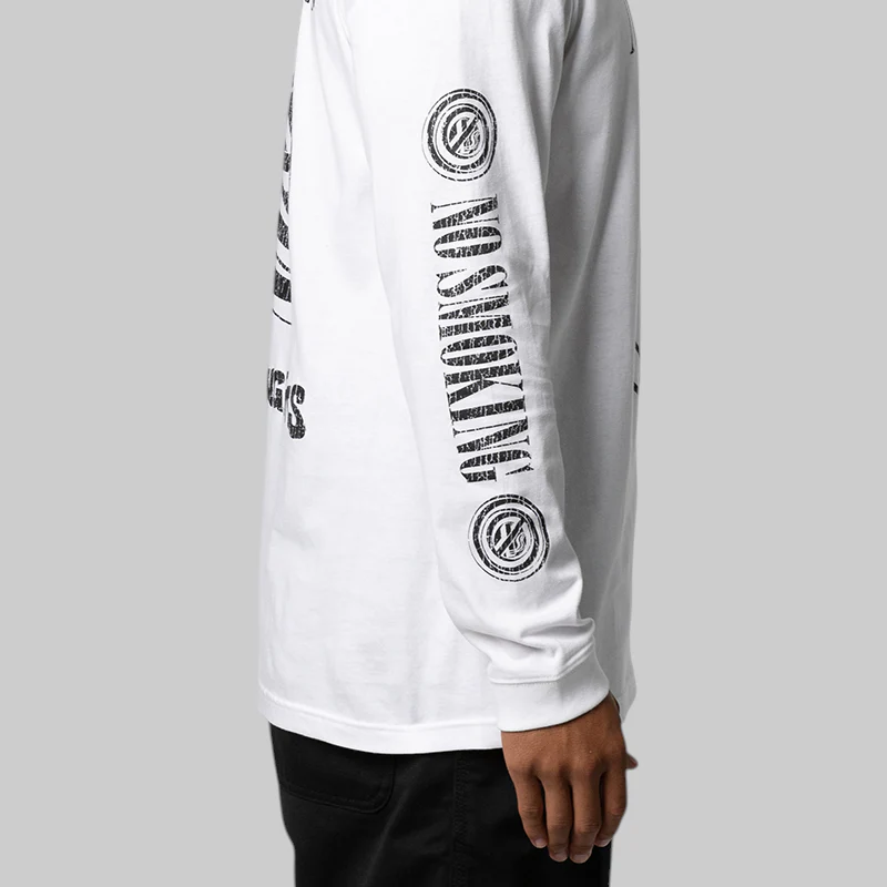 No Smoking Rabbit Long Sleeve - White - Image 4
