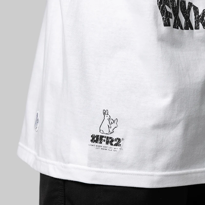 No Smoking Rabbit Long Sleeve - White - Image 6
