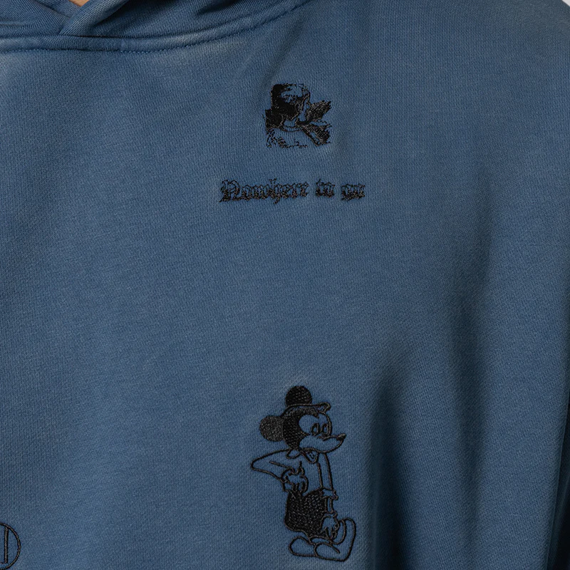 No Where To Go Hoodie - Blue - Image 5