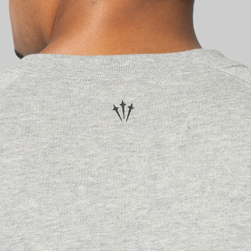 NOCTA Fleece Crew - Dark Grey Heather/Black - Image 4
