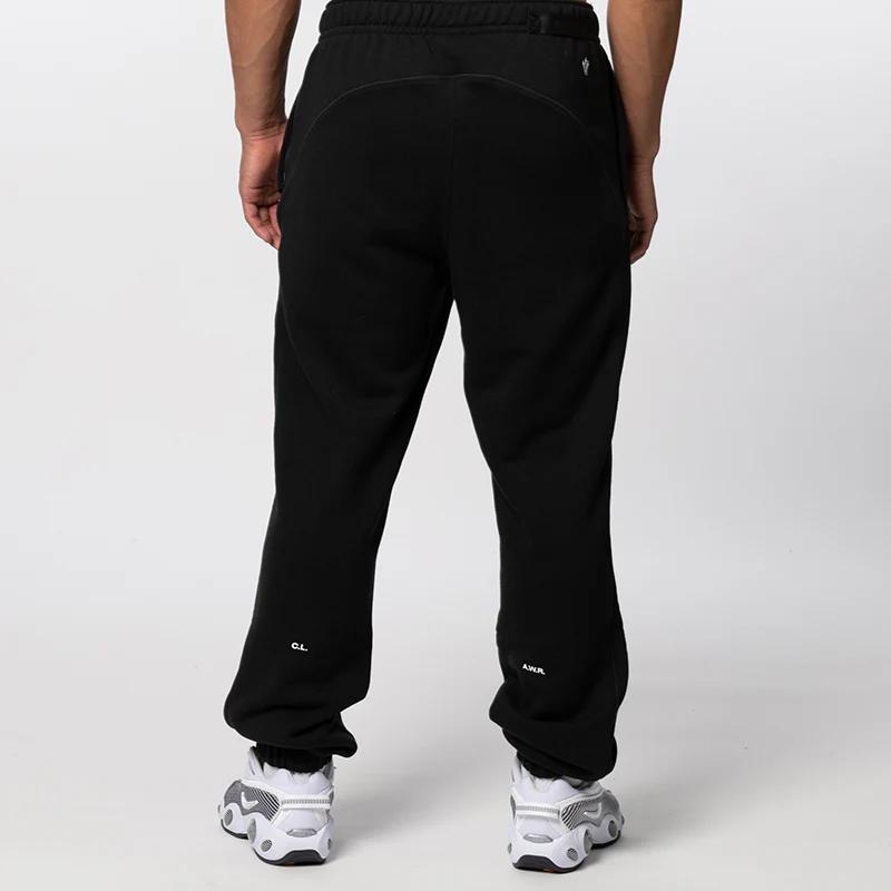 NOCTA Fleece CS Sweatpant - Black/White - Image 4