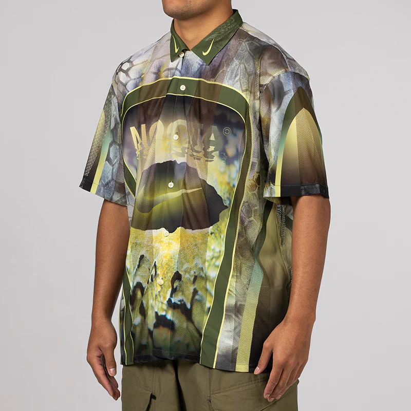 NOCTA Opal NRG Button Down Top - Pilgrim/Oil Green - Image 2