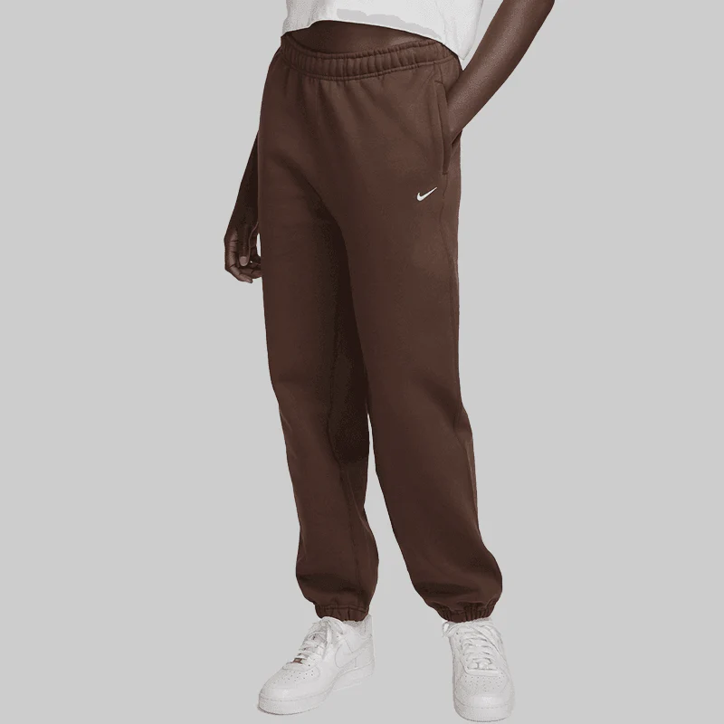 NRG W NikeLAB Fleece Pant - Baroque Brown/White