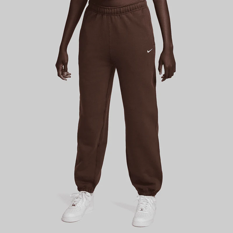 NRG W NikeLAB Fleece Pant - Baroque Brown/White - Image 2