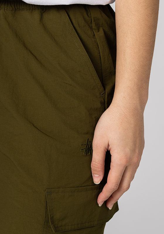 Nylon Cargo Midi Skirt - Flight Green - Image 6