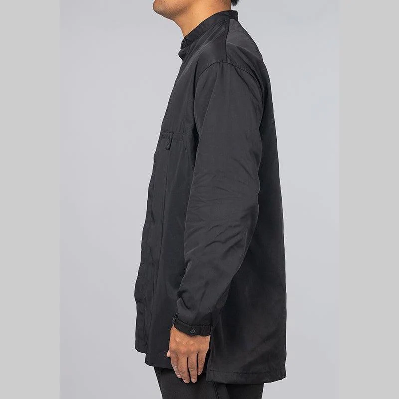 Nylon Twill Shirt - Black - Image 4