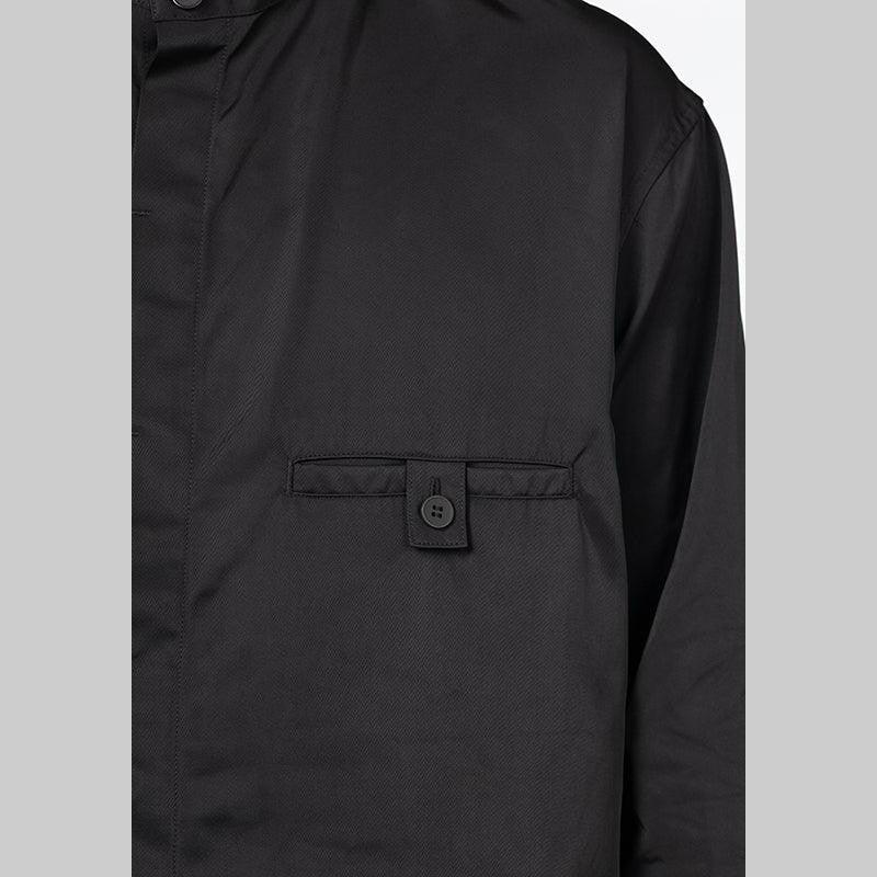 Nylon Twill Shirt - Black - Image 7