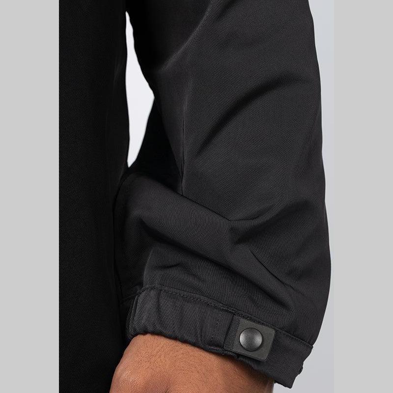 Nylon Twill Shirt - Black - Image 8
