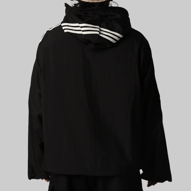 Nylon Wired 3 Stripes Track Top - Black - Image 4