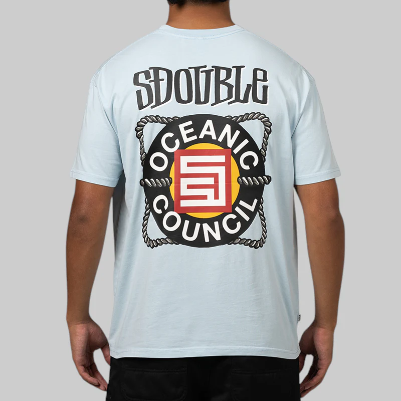 Oceanic Council T-Shirt - Washed Baby Blue