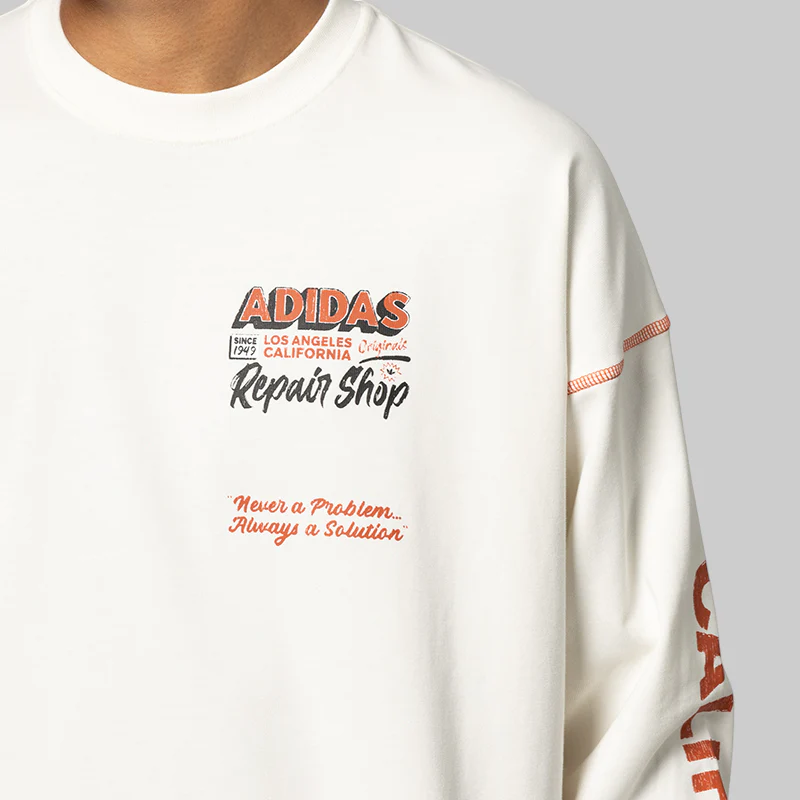 OG L.A. Wilshire Long Sleeve Shirt - Off White - Image 4