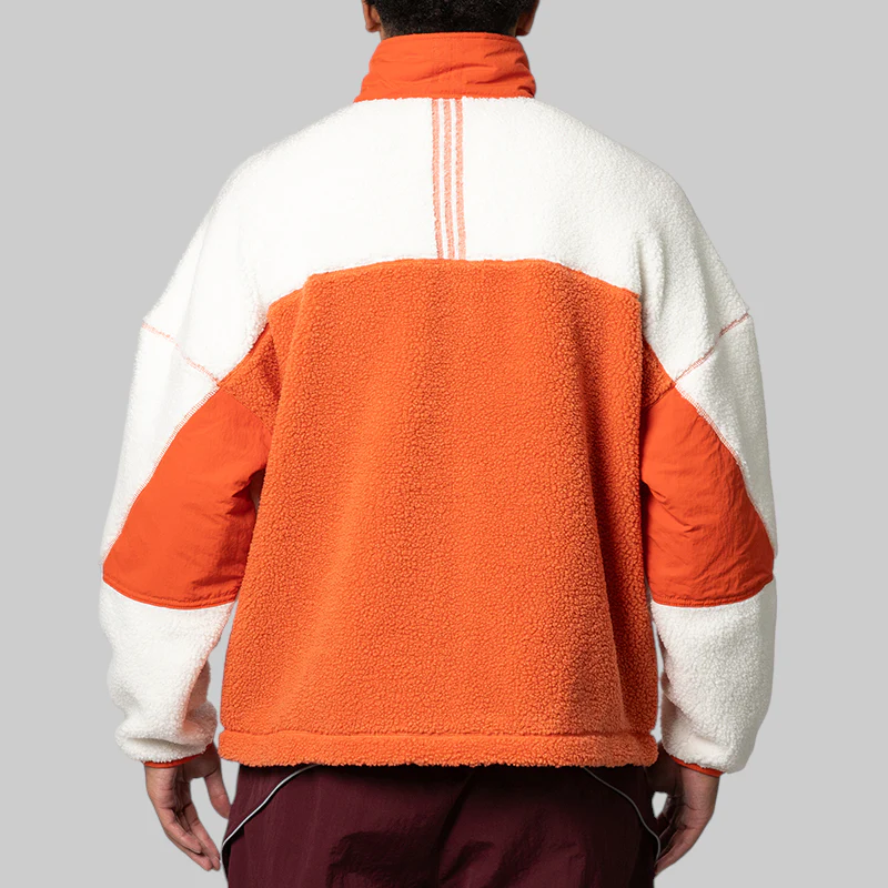 OG L.A. Adams Blvd Polar Fleece Jacket - Off White/Preloved Red - Image 4