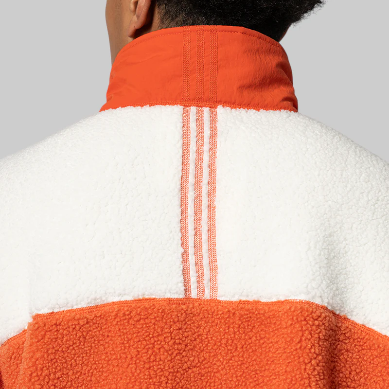 OG L.A. Adams Blvd Polar Fleece Jacket - Off White/Preloved Red - Image 5