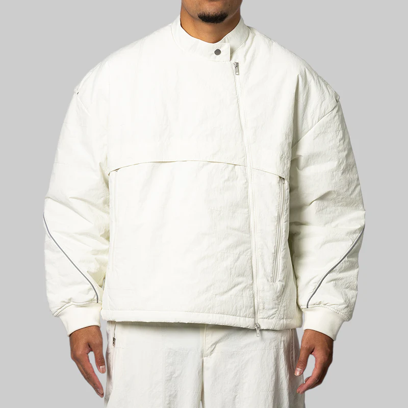 OG L.A. Motor Ave Racer Jacket - Off White
