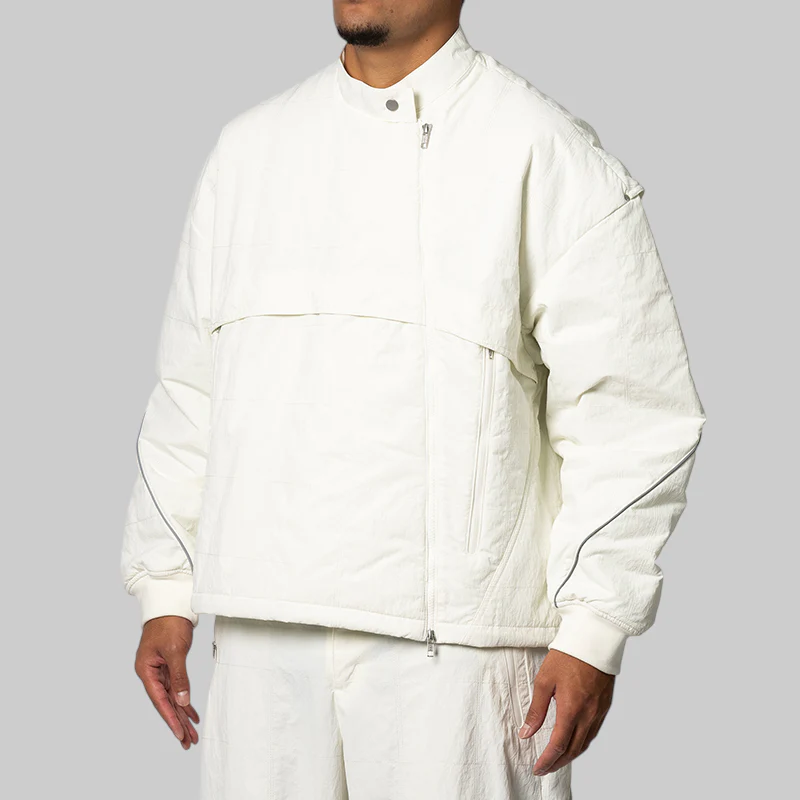 OG L.A. Motor Ave Racer Jacket - Off White - Image 2
