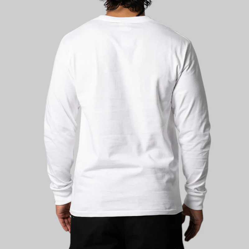 One Point Long Sleeve - White - Image 3