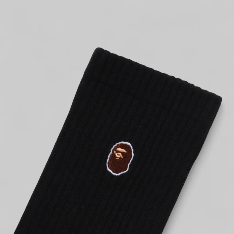 One Point Socks - Black - Image 2