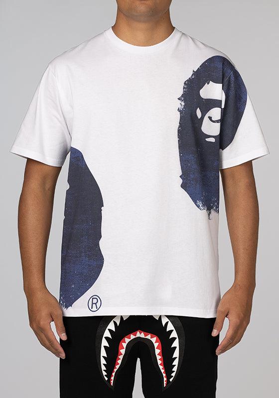 Overprinted Multi Ape Head T-Shirt - White