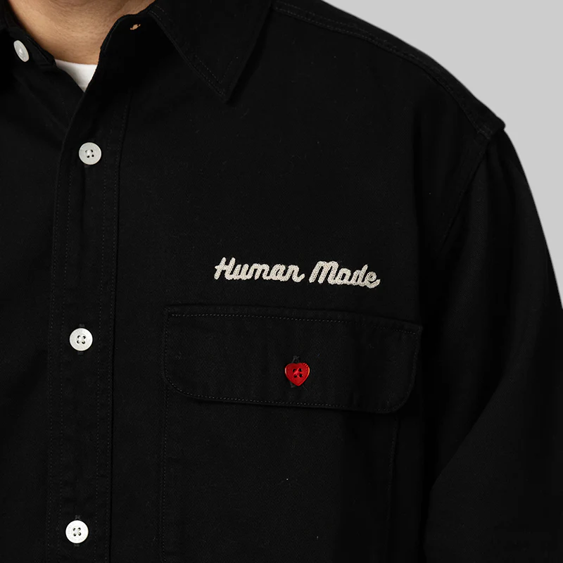 Oversized Shirt - Black - Image 5