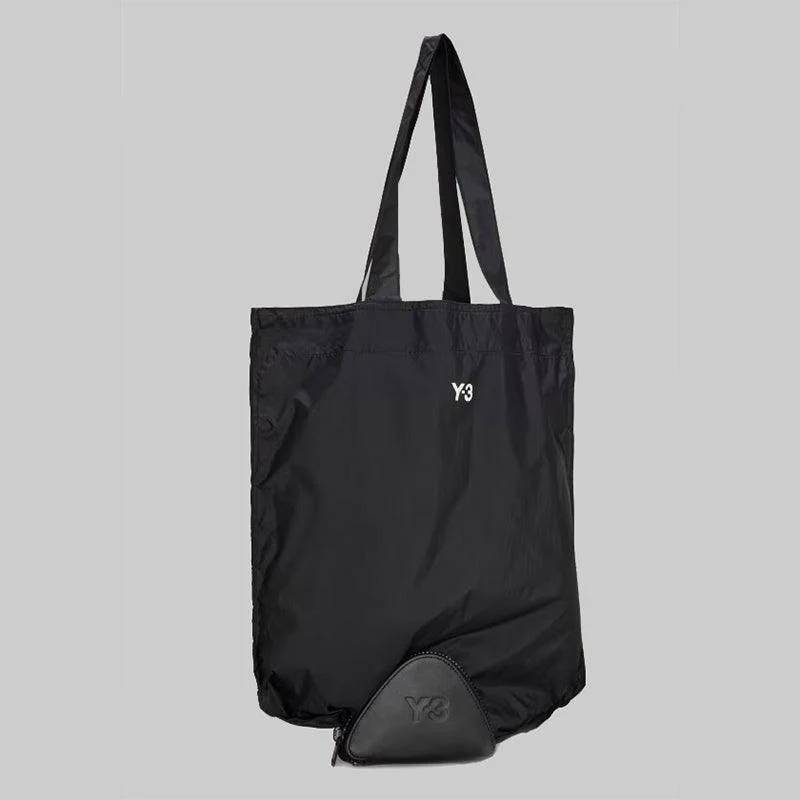 Packable Tote Bag - Black