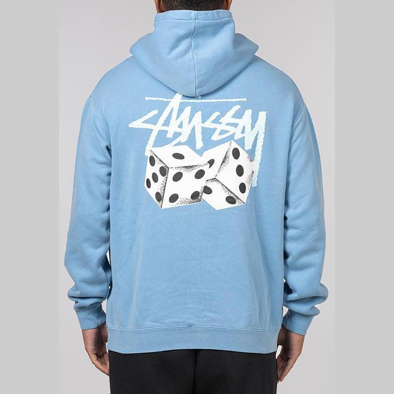 Pair of Dice Fleece Hoodie - Pigment Navy Blue