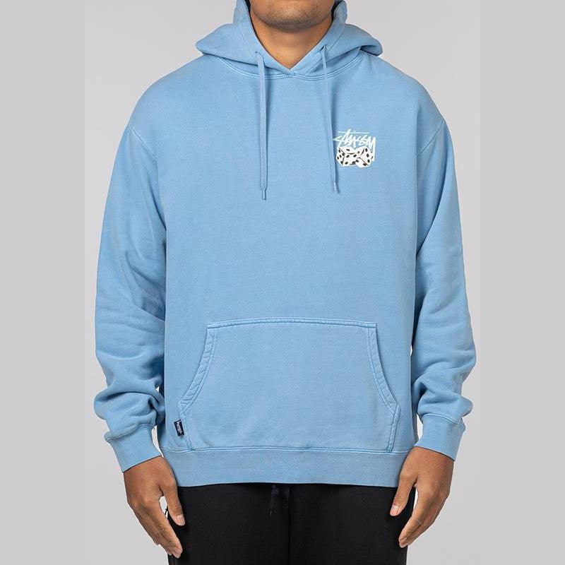 Pair of Dice Fleece Hoodie - Pigment Navy Blue - Image 2