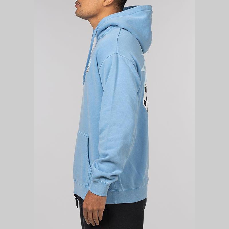 Pair of Dice Fleece Hoodie - Pigment Navy Blue - Image 4