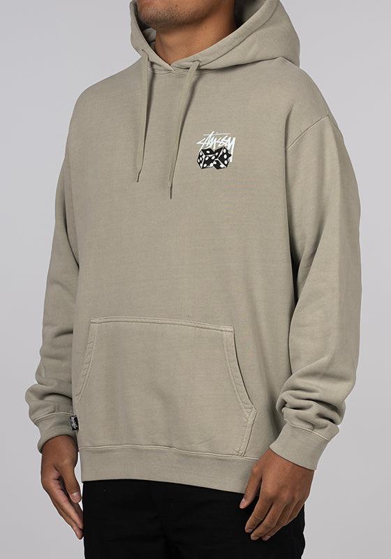 Pair Of Dice Fleece Hoodie - Pigment Olive - Image 3