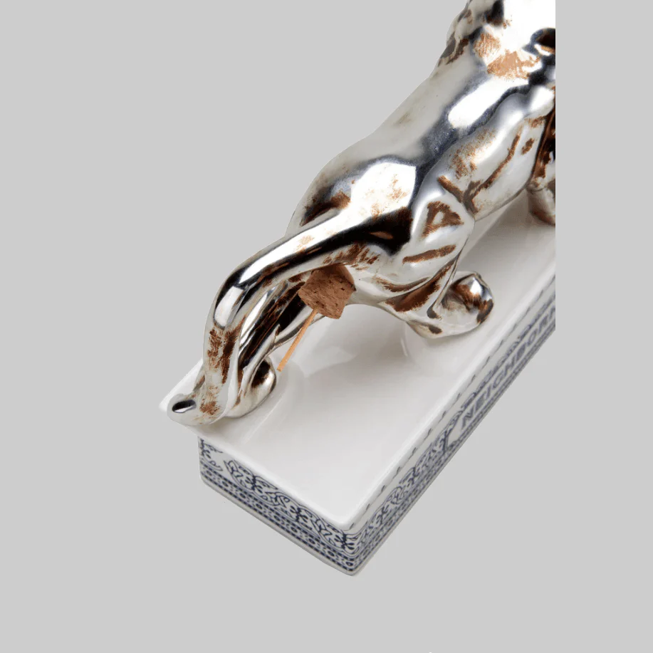 Panther Incense Chamber - Silver - Image 5