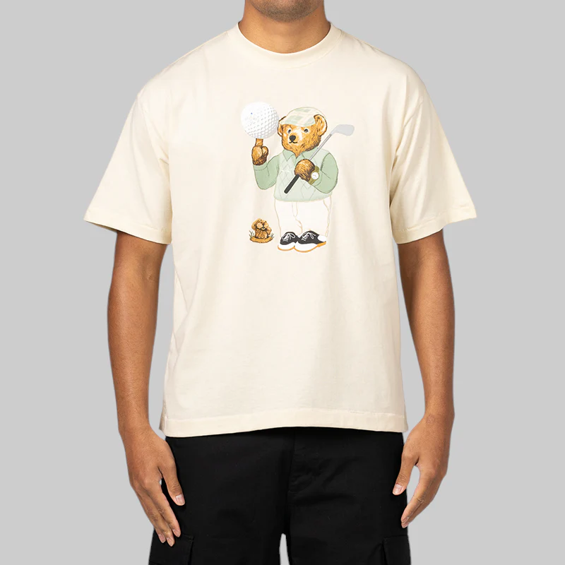 Par 5 Bear T-Shirt - Ecru