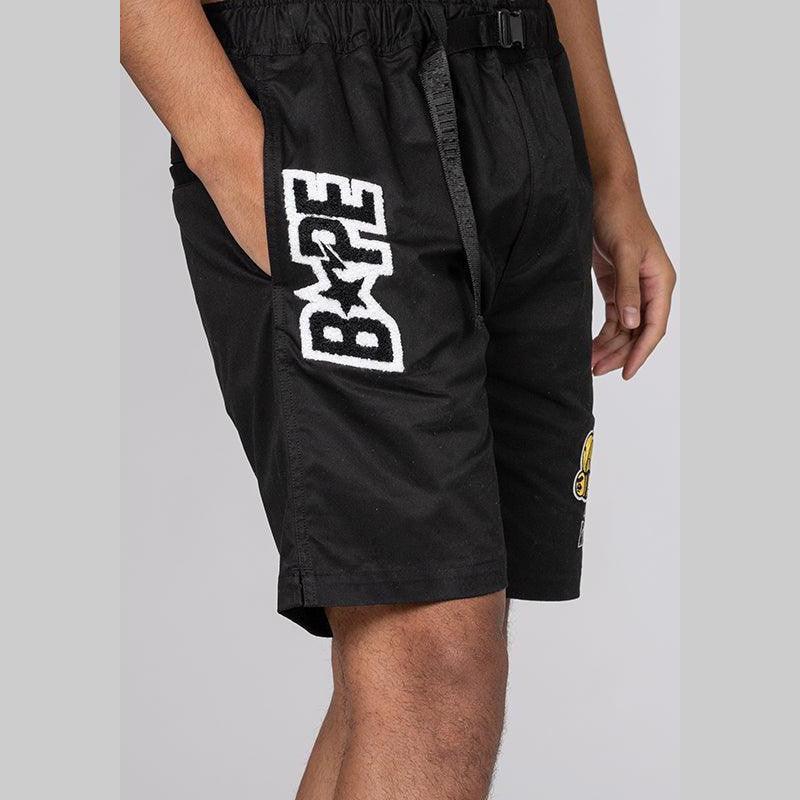 Patchwork Eazy Short - Black - Image 3