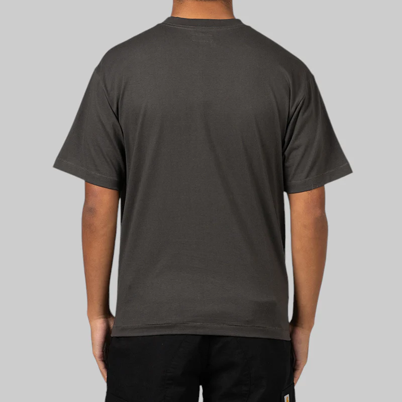 Peanuts Needles T-Shirt - Washed Black - Image 2