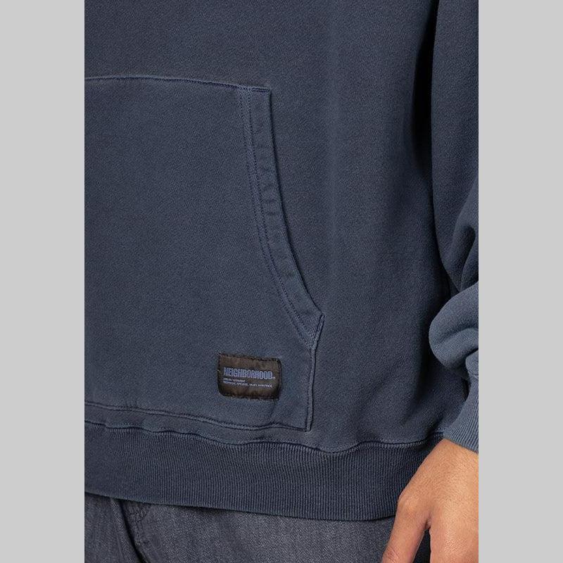 Pigment Dyed Sweatparka - Navy - Image 7