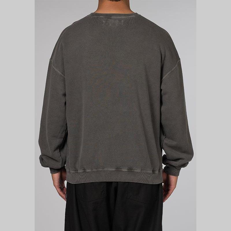 Pigment Dyed Sweatshirt - Black - Image 2