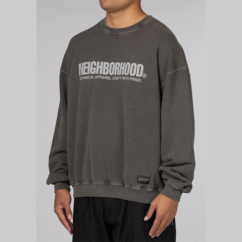 Pigment Dyed Sweatshirt - Black - Image 3