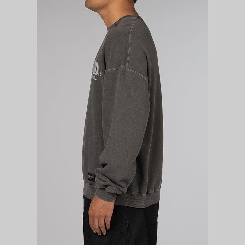 Pigment Dyed Sweatshirt - Black - Image 4