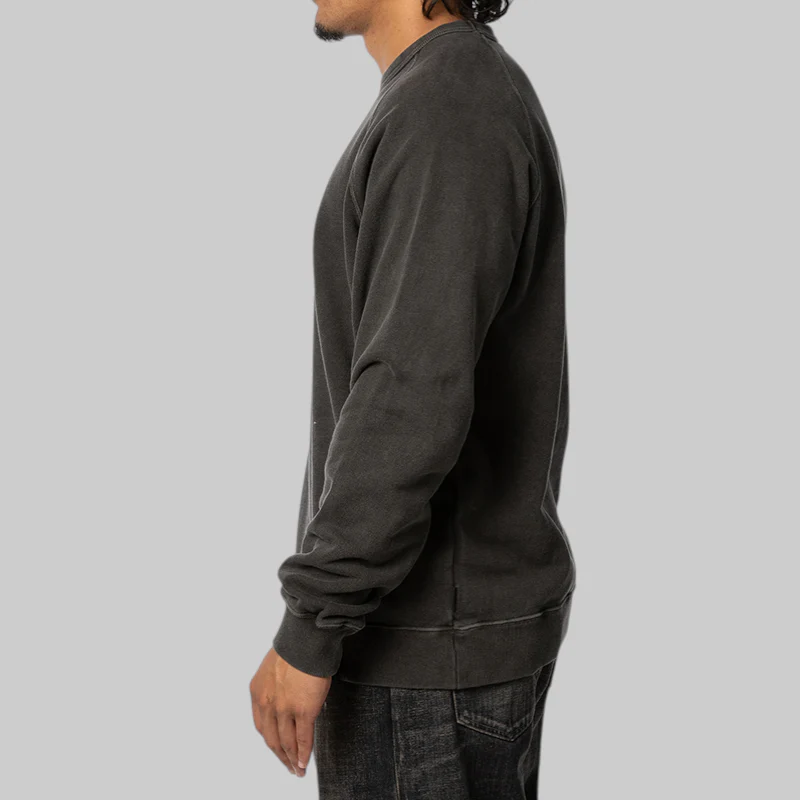 Pigment Dyed Sweatshirt - Black - Image 3