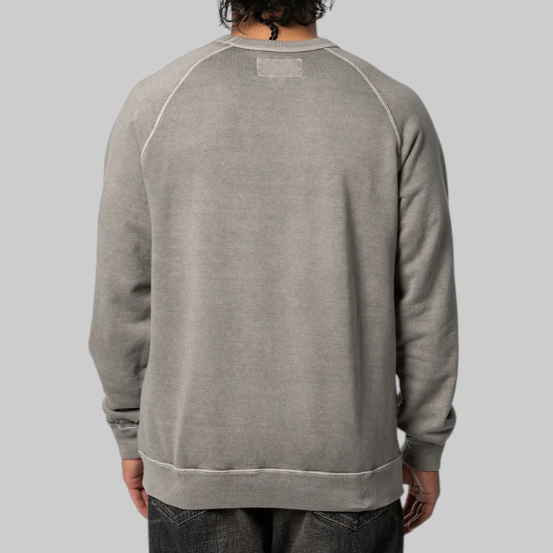 Pigment Dyed Sweatshirt - Grey - Image 4
