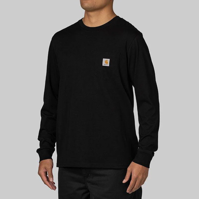 Pocket Long Sleeve - Black/Black - Image 3