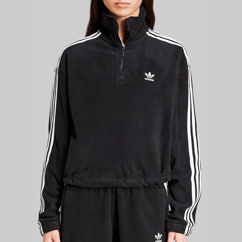Polar Fleece Half Zip - Black