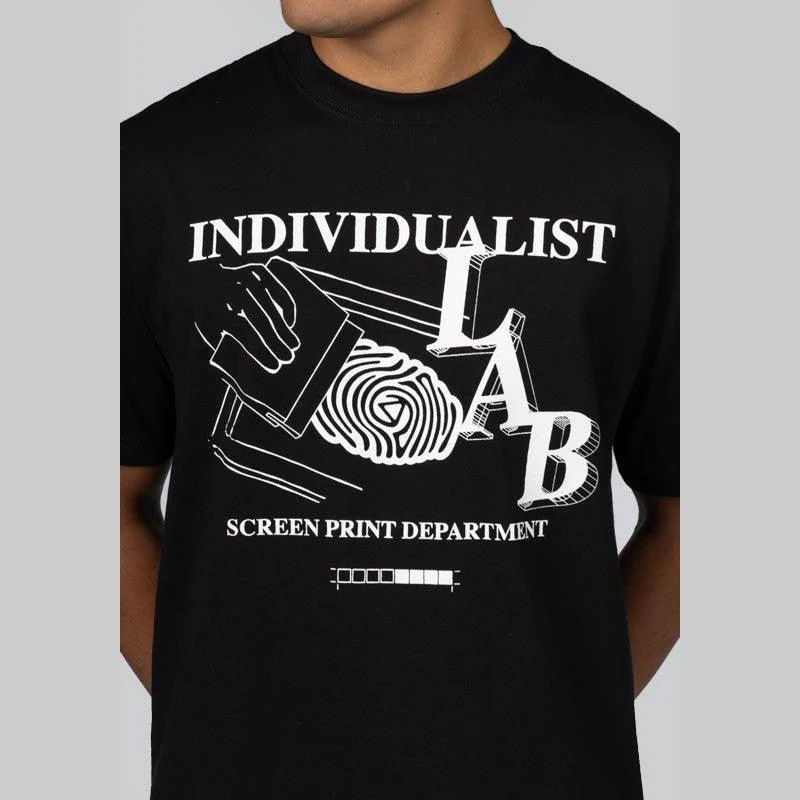 Print Dept T-Shirt - Black - Image 3