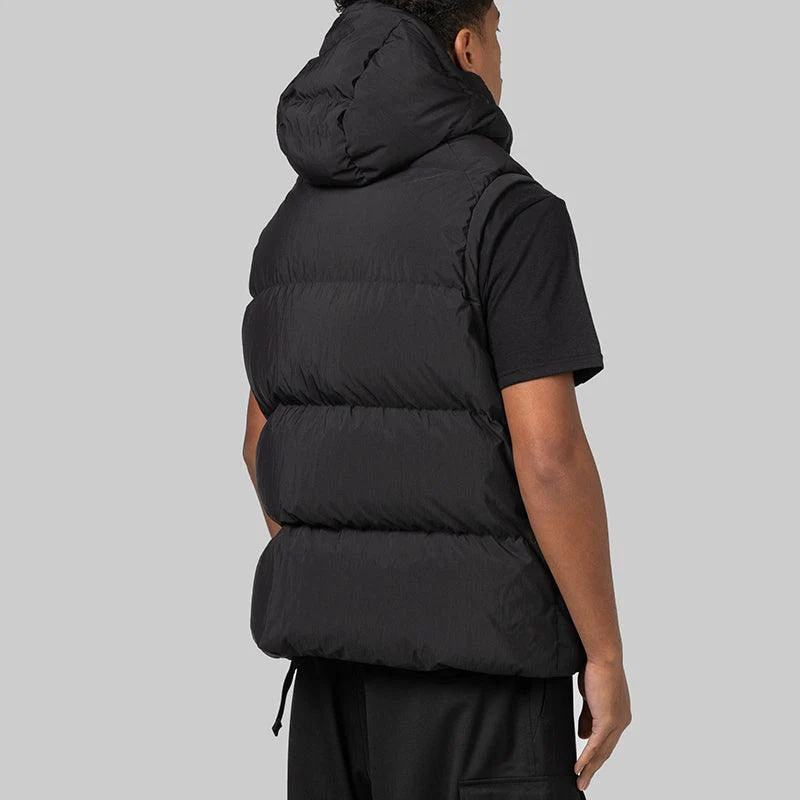 Puff Vest - Black - Image 4